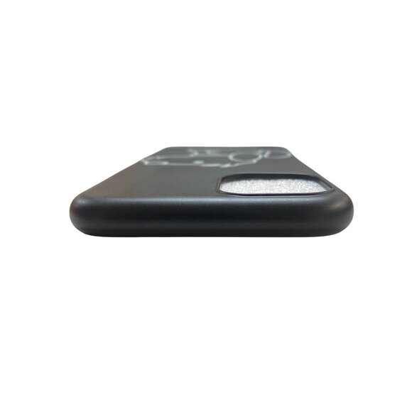 Black Dog Print Silicone Phone Case For iPhone 12 - Picture 7 of 7